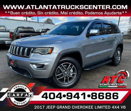 2017 Jeep Grand Cherokee for sale at ATLANTA TRUCK CENTER LLC in Doraville GA