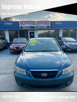 2006 Hyundai Sonata for sale at Supreme Motors in Tavares FL