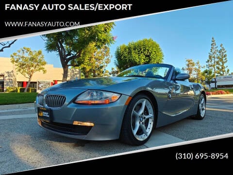 2007 BMW Z4 for sale at FANASY AUTO SALES/EXPORT in Yorba Linda CA