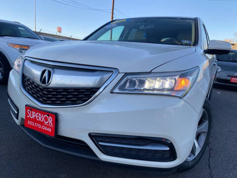 2014 Acura MDX for sale at Superior Auto Sales, LLC in Wheat Ridge CO