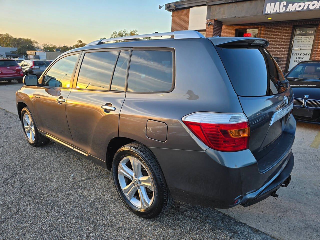 2010 Toyota Highlander for sale at Mac Motors in Arlington, TX