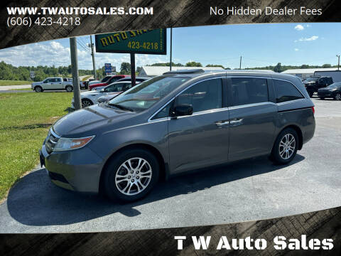 2012 Honda Odyssey for sale at T W Auto Sales in Science Hill KY