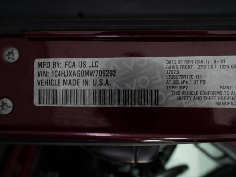 2021 Jeep Wrangler Willys