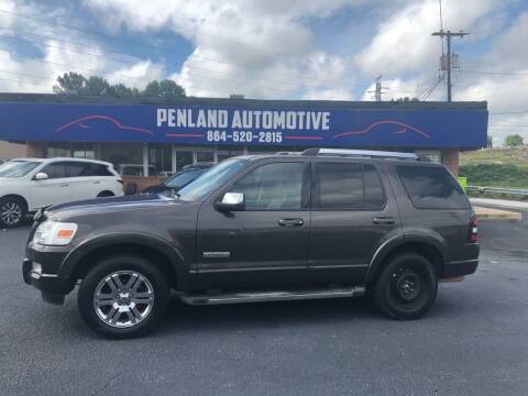 2007 Ford Explorer for sale at Penland Automotive Group in Laurens SC