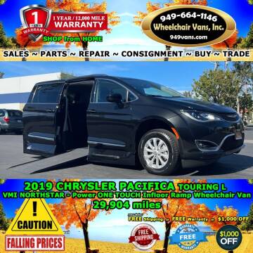 2019 Chrysler Pacifica for sale at Wheelchair Vans Inc in Laguna Hills CA