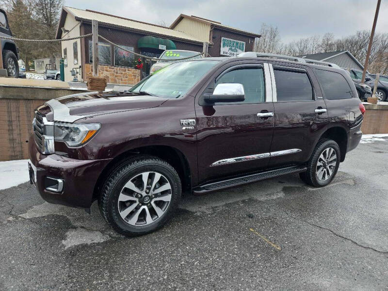 2018 Toyota Sequoia for sale at WORKMAN AUTO INC in Bellefonte PA