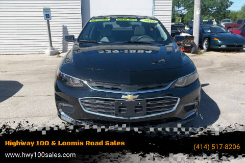 2016 Chevrolet Malibu for sale at Highway 100 & Loomis Road Sales in Franklin WI