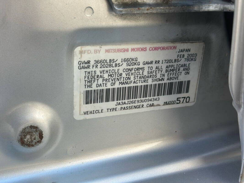 2003 Mitsubishi Lancer ES