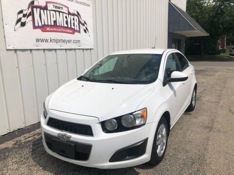 2016 Chevrolet Sonic for sale at Team Knipmeyer in Beardstown IL