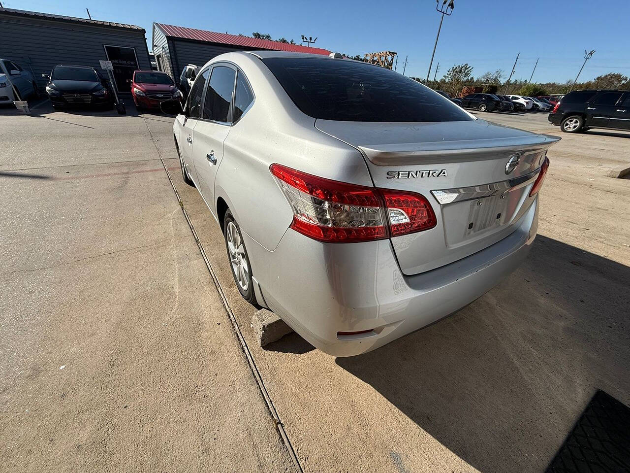 2015 Nissan Sentra for sale at Chrome Auto in Houston, TX