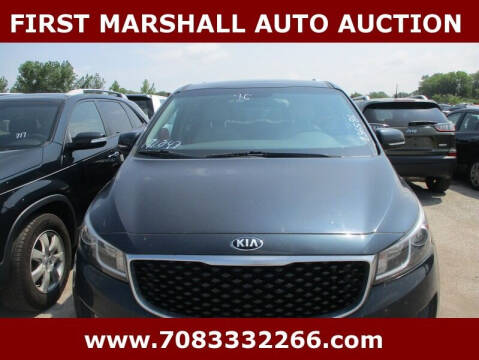 2016 Kia Sedona for sale at First Marshall Auto Auction in Harvey IL