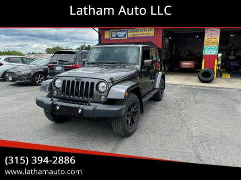 2017 Jeep Wrangler Unlimited for sale at Latham Auto LLC in Ogdensburg NY