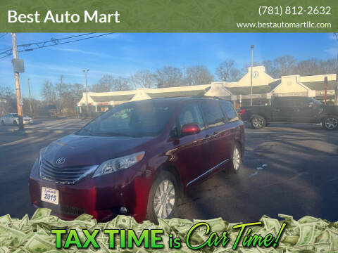 2015 Toyota Sienna for sale at Best Auto Mart in Weymouth MA