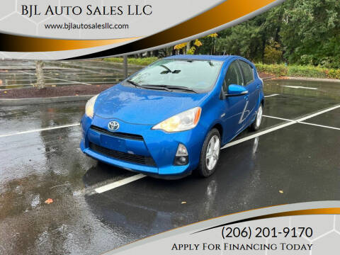 2013 Toyota Prius c for sale at BJL Auto Sales LLC in Auburn WA