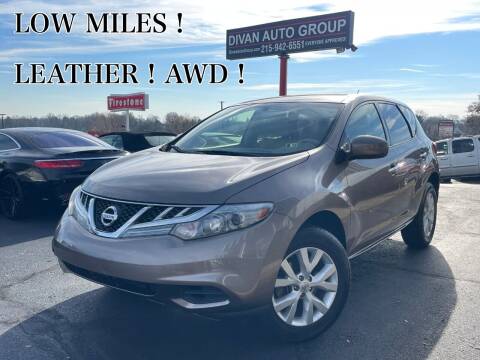 2013 Nissan Murano for sale at Divan Auto Group in Feasterville Trevose PA