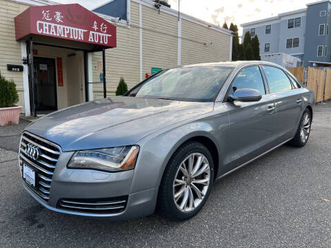 2012 Audi A8 L for sale at Champion Auto LLC in Quincy MA