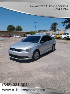 2012 Volkswagen Jetta for sale at A-1 Auto Sales Of South Carolina in Conway SC