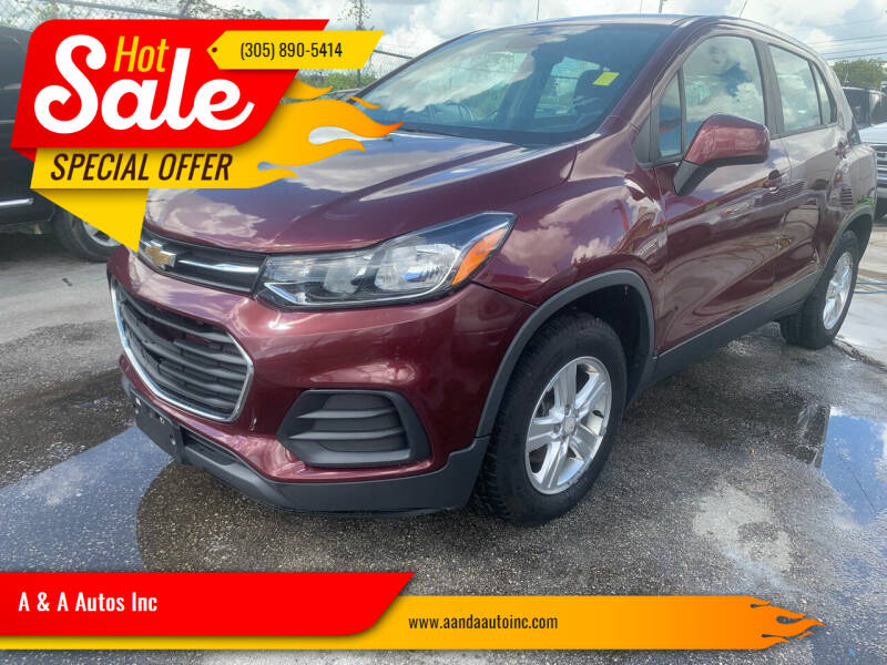 2017 Chevrolet Trax for sale at A & A Autos Inc in Homestead FL