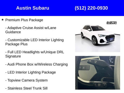 2022 Audi Q3 quattro S line Prem Plus 45 TFSI