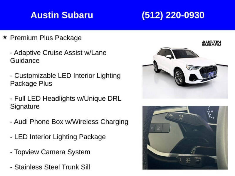 2022 Audi Q3 quattro S line Prem Plus 45 TFSI