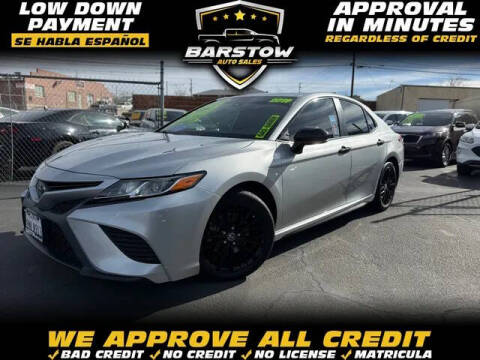 2019 Toyota Camry for sale at BARSTOW AUTO SALES in Barstow CA