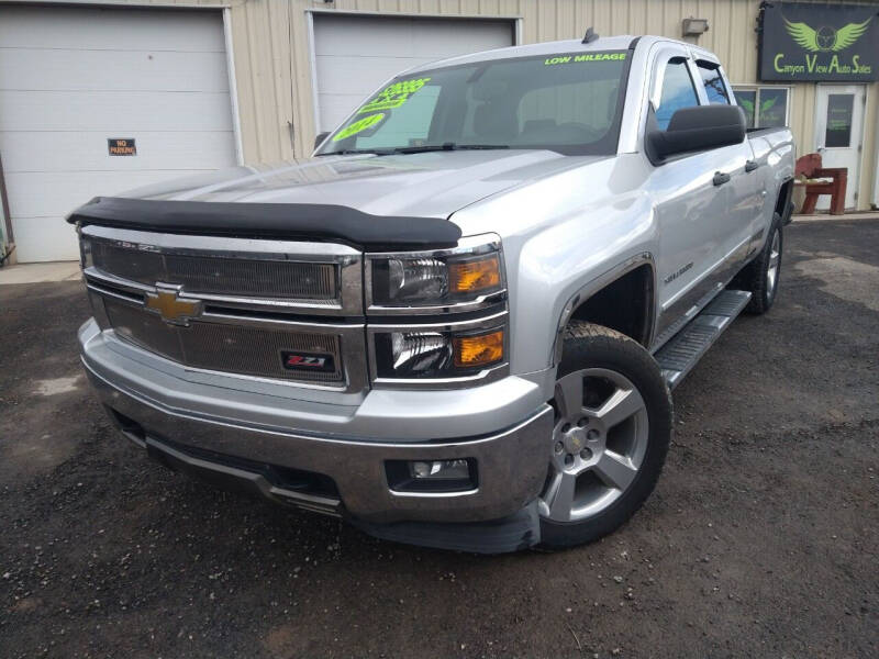 2014 Chevrolet Silverado 1500 for sale at Canyon View Auto Sales in Cedar City UT