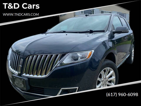 2014 Lincoln MKX for sale at T&D Cars in Holbrook MA
