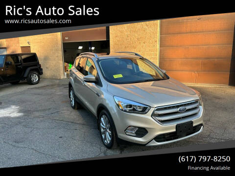 2017 Ford Escape for sale at Ric's Auto Sales in Billerica MA