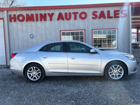 2016 Chevrolet Malibu Limited for sale at HOMINY AUTO SALES in Hominy OK