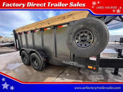 2025 Black Hawk 16x83 High Side Dump Trailer D