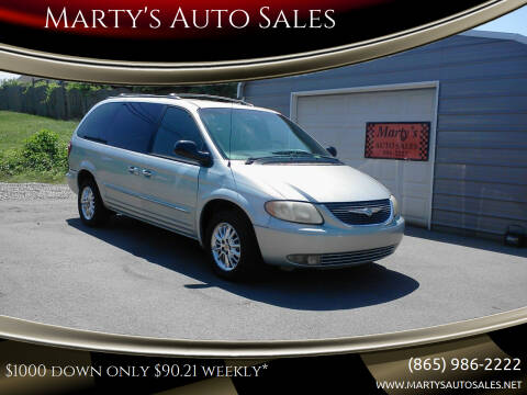 2001 Chrysler Town and Country for sale at Marty's Auto Sales in Lenoir City TN