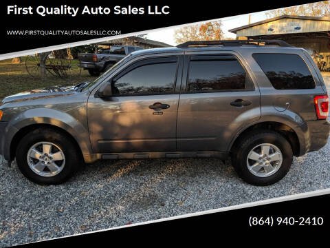 2010 Ford Escape for sale at First Quality Auto Sales LLC in Iva SC