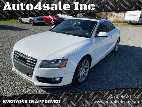 2012 Audi A5 for sale at Auto4sale Inc in Mount Pocono PA