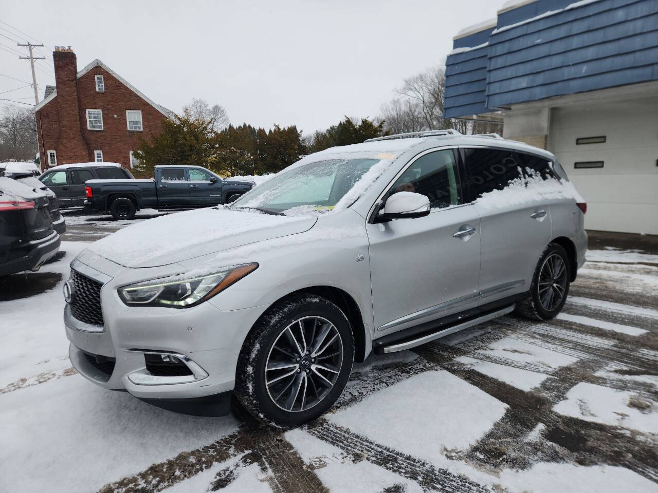 Silver 2017 INFINITI QX60 Base AWD 4dr SUV 1