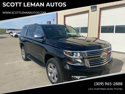 2015 Chevrolet Tahoe for sale at SCOTT LEMAN AUTOS in Goodfield IL