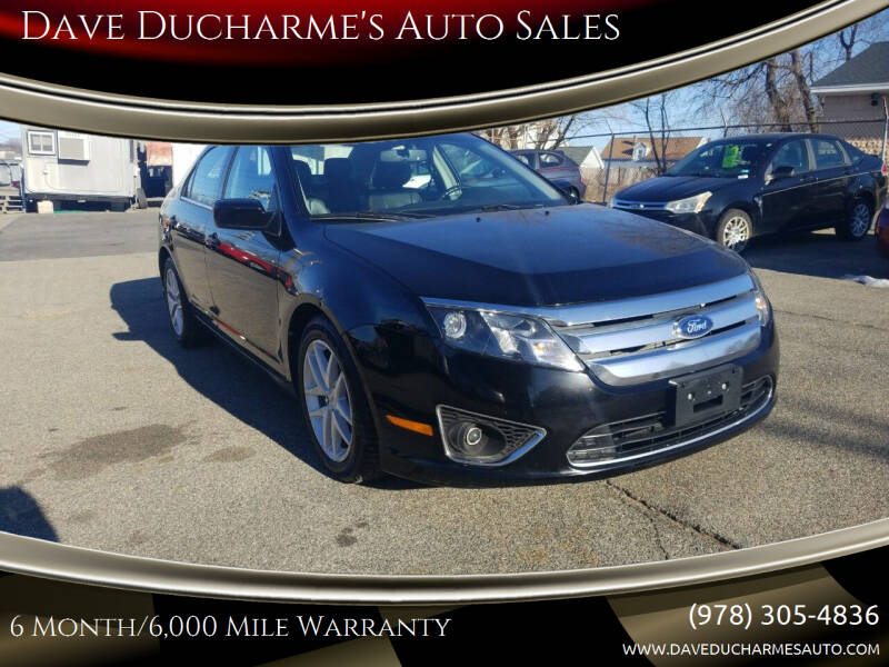 2012 Ford Fusion for sale at Dave Ducharme's Auto Sales in Lowell MA