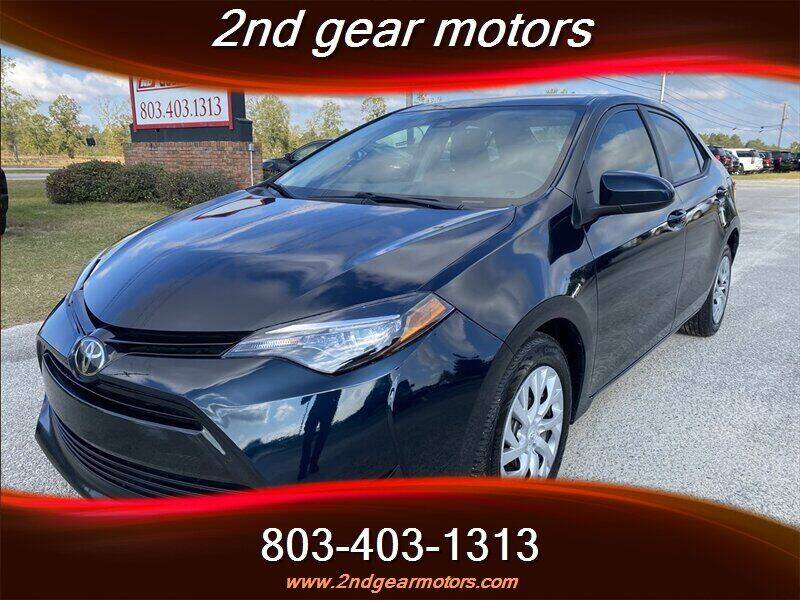 2018 Toyota Corolla for sale at 2nd Gear Motors in Lugoff SC