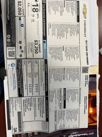 2017 Chevrolet Tahoe Premier