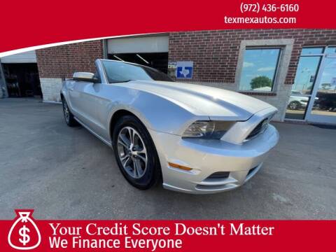 2014 Ford Mustang for sale at Tex-Mex Auto Sales LLC in Lewisville TX