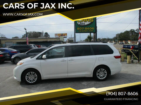 2015 Toyota Sienna for sale at CARS OF JAX INC. in Jacksonville FL
