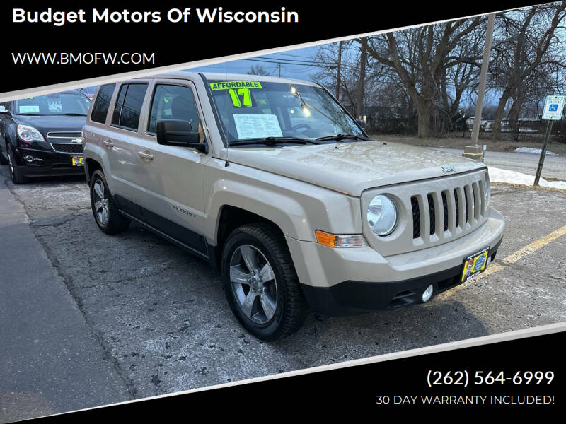 2017 Jeep Patriot for sale at Budget Motors of Wisconsin in Racine WI