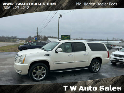 2007 Cadillac Escalade ESV for sale at T W Auto Sales in Science Hill KY