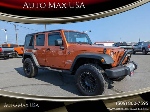 2011 Jeep Wrangler Unlimited for sale at Auto Max USA in Yakima WA