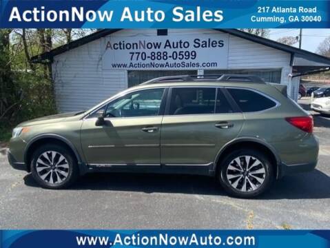 2017 Subaru Outback for sale at ACTION NOW AUTO SALES in Cumming GA