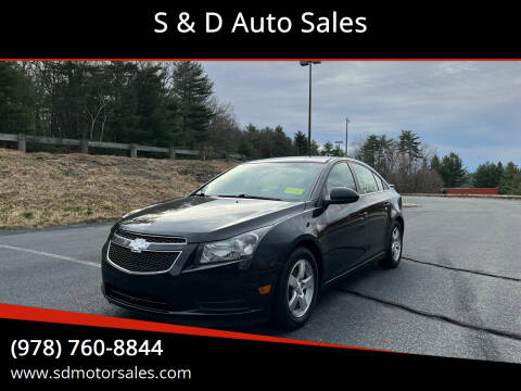 2014 Chevrolet Cruze for sale at S & D Auto Sales in Maynard MA