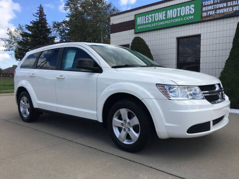2014 Dodge Journey for sale at MILESTONE MOTORS in Chesterfield MI