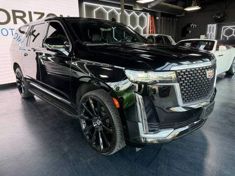 2022 Cadillac Escalade ESV for sale at HORIZON MOTOR GROUP in Los Angeles CA