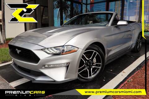 2021 Ford Mustang for sale at Premium Cars of Miami in Miami FL