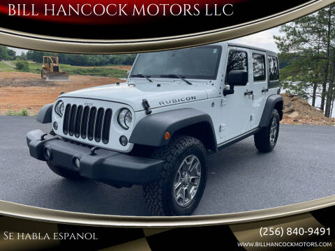 2016 Jeep Wrangler Unlimited for sale at BILL HANCOCK MOTORS LLC in Albertville AL