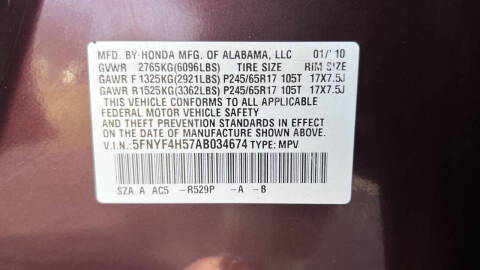 2010 Honda Pilot EX-L